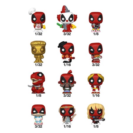 Funko Pop! Marvel: Deadpool Mystery Bitty Pop! (1 stuk - 1