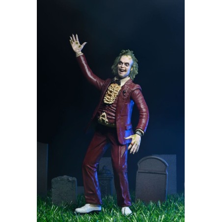 Beetlejuice (1988): Beetlejuice Red Tuxedo Action Figure 18 cm