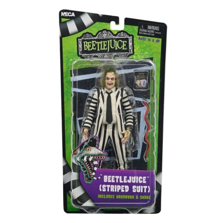 Beetlejuice (1988): Beetlejuice Striped Suit Action Figure 18 cm