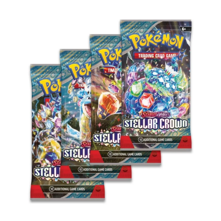 Pokémon: Stellar Crown - Art Set (4 booster packs)