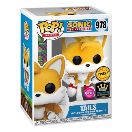 Funko Pop! Games: Sonic - Tails (Flocked Chase with soft