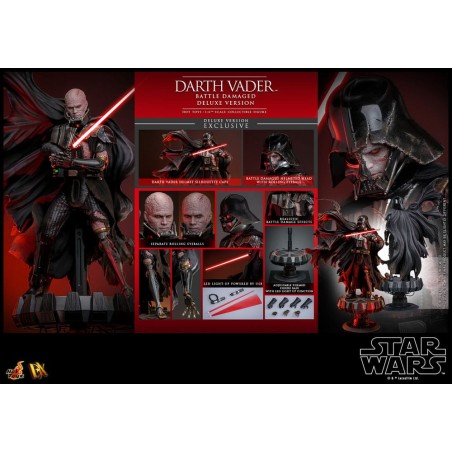 Hot Toys Star Wars: Darth Vader (Deluxe Battle Damaged) 1:6