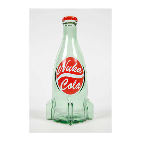 Fallout: Nuka Cola Glass Bottle & Bottle Caps