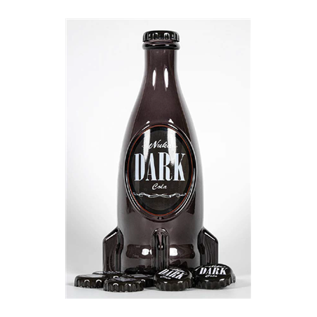 Fallout: Nuka Dark Glass Bottle & Bottle Caps