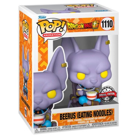 Funko Pop! Anime: Dragon Ball Super - Beerus Eating Noodles