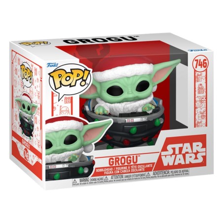 Funko Pop! Star Wars: Holiday Grogu in Pram