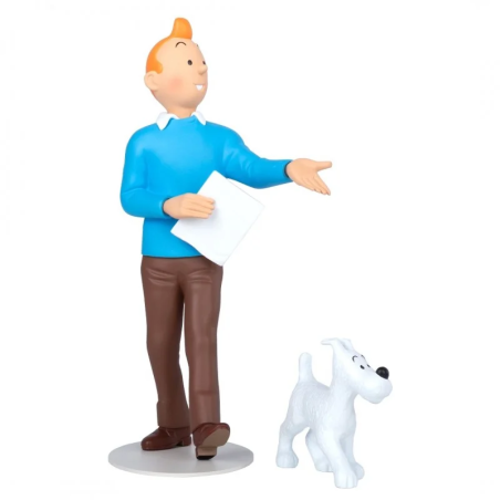 Tintin: Tintin and Snowy Statue 26 cm