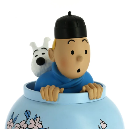 Tintin: Vase Statue (The Blue Lotus) 22 cm