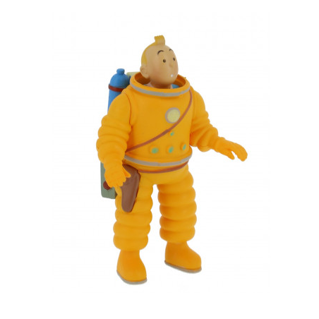 Kuifje: Kuifje als Kosmonaut PVC figuur 8 cm