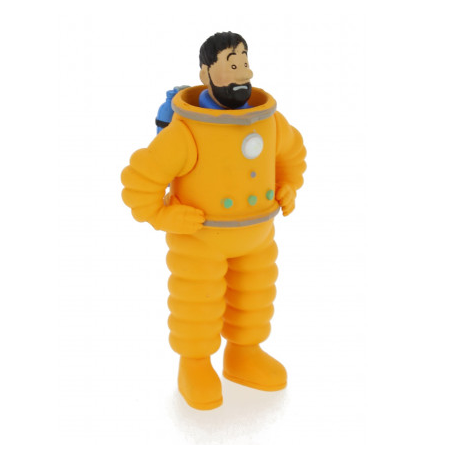 Kuifje: Haddock als Kosmonaut PVC figuur 8 cm