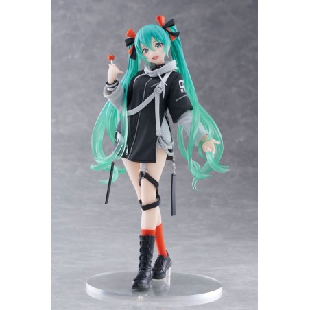 Hatsune Miku Wonderland PVC Statue Fashion Punk Ver. 18 cm