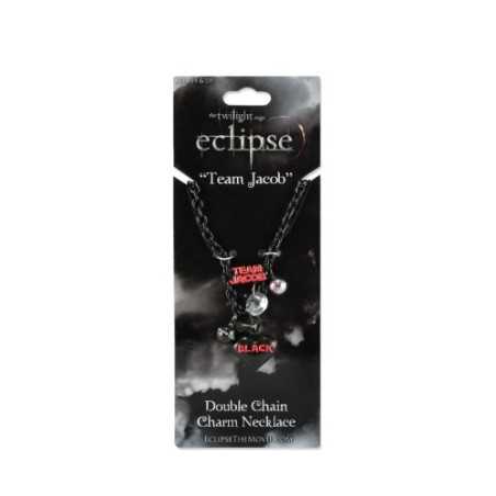 Twilight Eclipse: Team Jacob Double Chain Charm Necklace