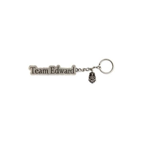 Twilight New Moon: Keychain Metal & Enamel (Team Edward)