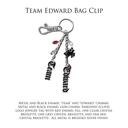 Twilight Eclipse: Team Edward Bag Clip