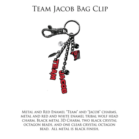 Twilight Eclipse: Team Jacob Bag Clip