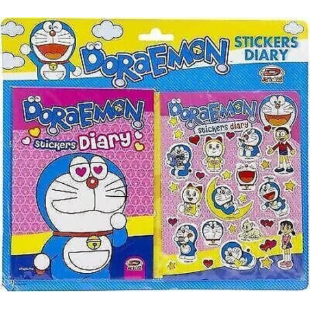 Doraemon: Sticker Diary Set (Pink)