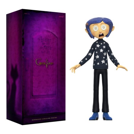 Coraline: Coraline (Button Eyes) Supersize Vinyl Action Figure