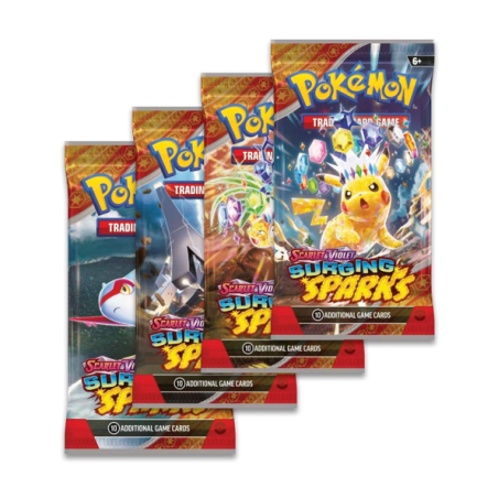 Pokémon: Surging Sparks - Art Set (4 booster packs)