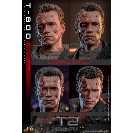 Hot Toys Terminator 2: T-800 Battle Damaged Version 2.0 1:6