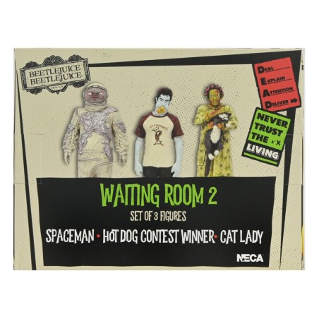 Beetlejuice Beetlejuice: Waiting Room 2 Figure 3-Pack 10 cm