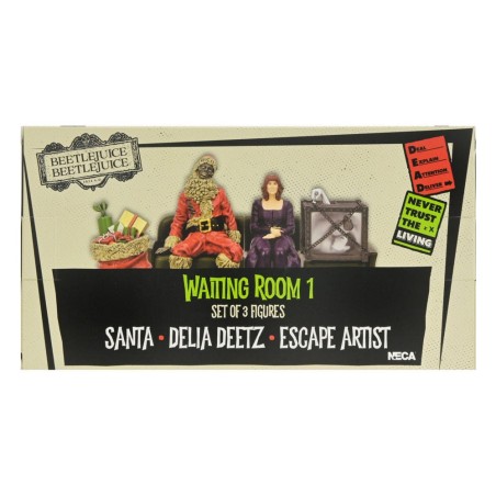 Beetlejuice Beetlejuice: Waiting Room 1 Figure 3-Pack 10 cm