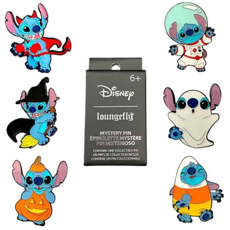 Loungefly Mystery Pin: Disney Stitch Halloween (1 piece - 1