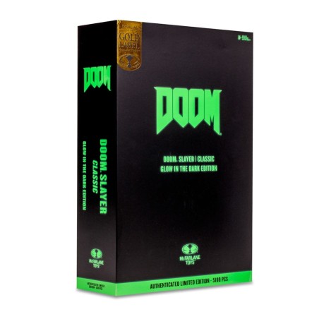 Doom Eternal Action Figure Doom Slayer Classic (Glow In The