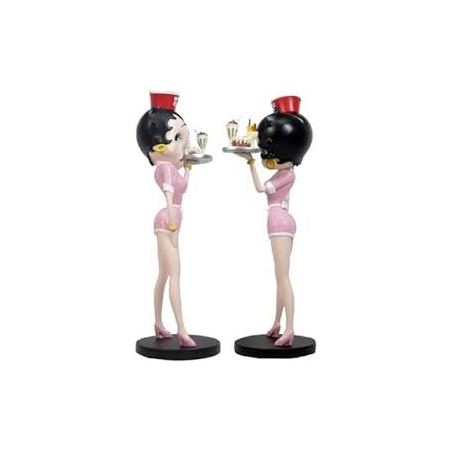 Betty Boop: Diner Waitress Pink Glitter 31 cm