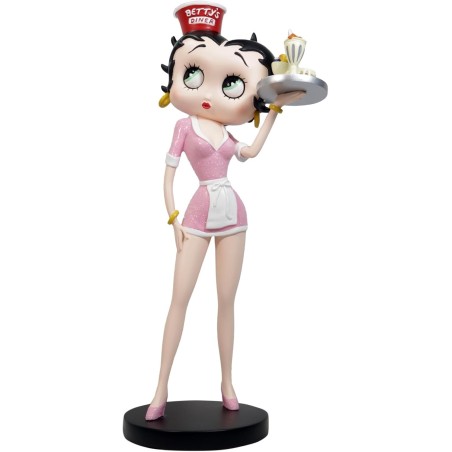 Betty Boop: Diner Waitress Pink Glitter 31 cm