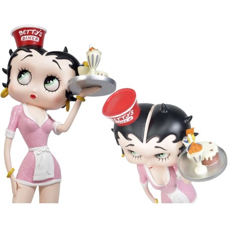 Betty Boop: Diner Waitress Pink Glitter 31 cm