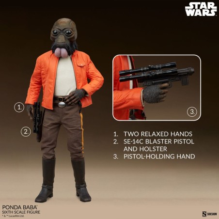 Star Wars: Episode IV Scum & Villainy - Ponda Baba Figure 30 cm