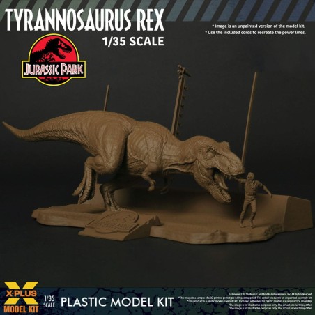 Jurassic Park: Tyrannosaurus Rex 1/35 Plastic Model Kit 42 cm