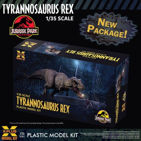 Jurassic Park: Tyrannosaurus Rex 1/35 Plastic Model Kit 42 cm