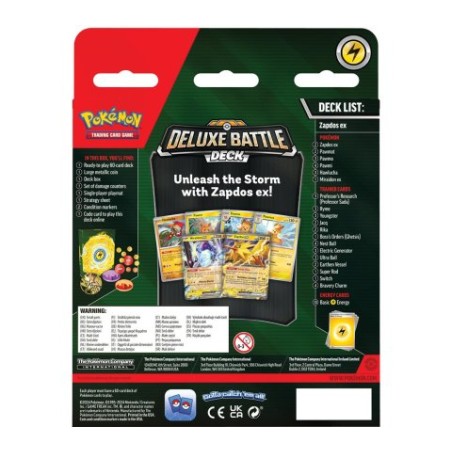 Pokémon - Deluxe Battle Deck: Zapdos EX (English Cards)