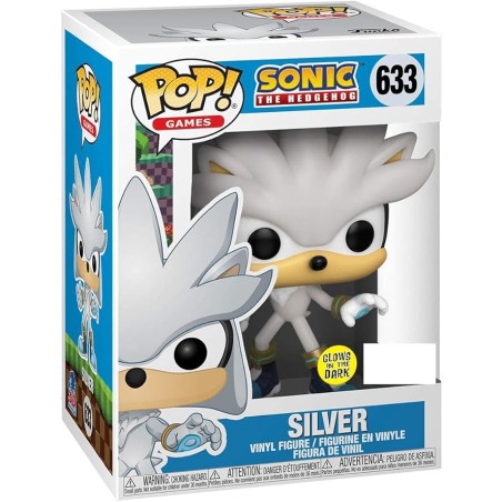 Funko Pop! Games: Sonic - Silver the Hedgehog (GITD)