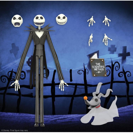 Nightmare Before Christmas: Jack Skellington with Zero (18cm)