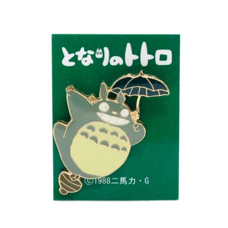 My Neighbor Tortoro: Umbrella Totoro Pin Badge