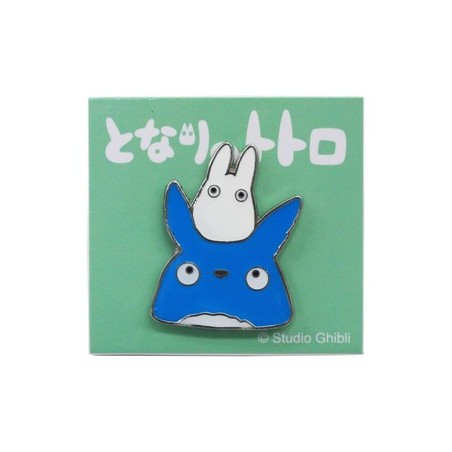 My Neighbor Tortoro: Blue Totoro & White Totoro Close-Up Pin