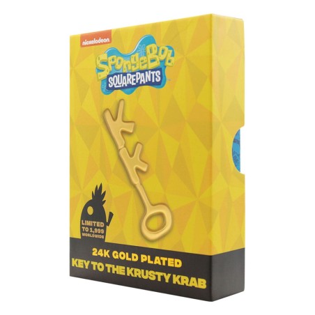 SpongeBob SquarePants Replica Crusty Crab Key 24k Gold Plated