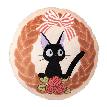 Kiki's Delivery Service: Jiji Bread Wreath Pillow 35 cm