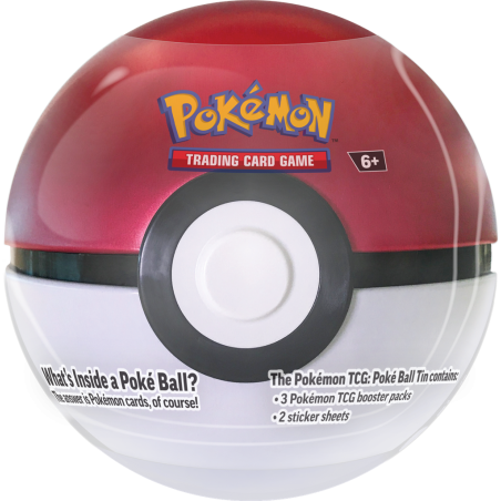 Pokemon: Poke Ball Tin (Red/White)