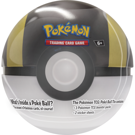 Pokemon: Poke Ball Tin (Black/Yellow)