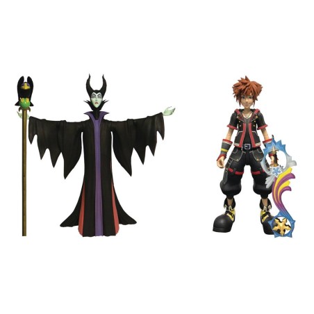 Kingdom Hearts 3: Sora & Maleficent Select Action Figures 18 cm