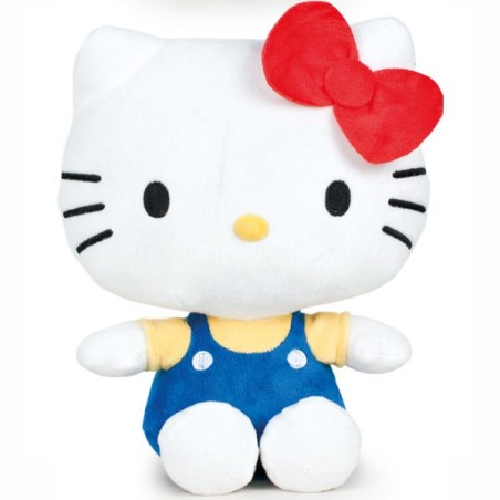 Hello Kitty: Sitting Plush Blue 15 cm