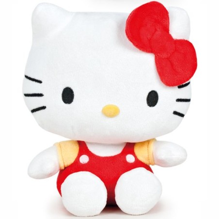 Hello Kitty: Sitting Plush Red 15 cm