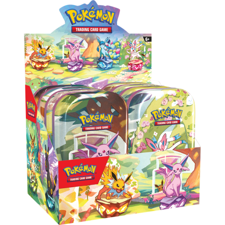 Pokémon: Prismatic Evolutions - Mini tins set of 8 (English