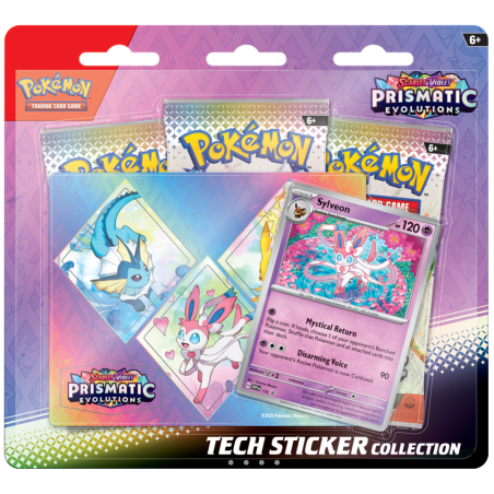 Pokémon: Prismatic Evolutions Tech Sticker Collection – Sylveon