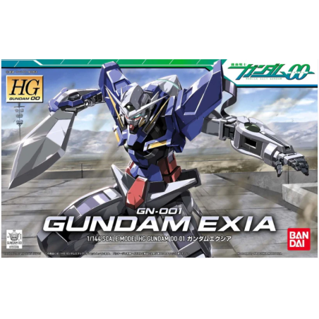 Gundam Model Kit: GN-001 Gundam Exia HG00 1/144