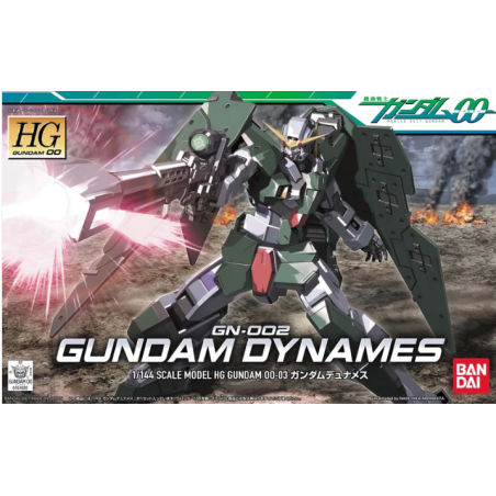 Gundam Model Kit: GN-002 Gundam Dynames HG00 1/144