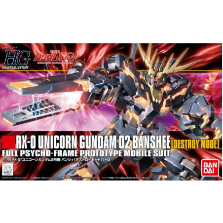 Gundam Model Kit: RX-0[N] Unicorn Gundam 02 Banshee ( Destroy